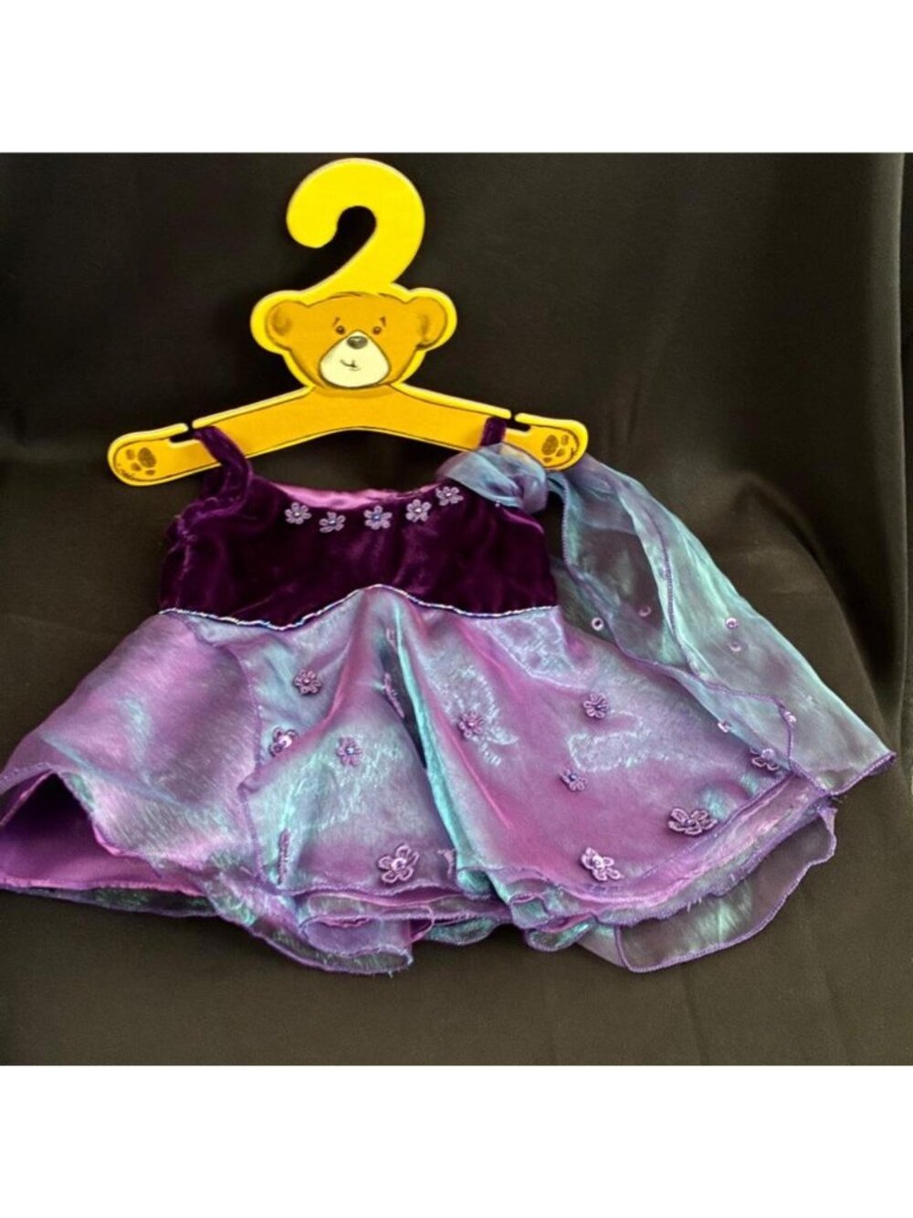 Purple Blue Ball Gown With